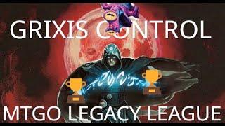 5 MATCHES.. 10 GAMES! GRIXIS CONTROL IN LEGACY Modern Horizons 3 MTGO League with Psychic Frog