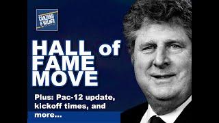 Mike Leach headed to Hall of Fame... plus kickoff times, a Pac-12 update, and SEC + Big Ten plot