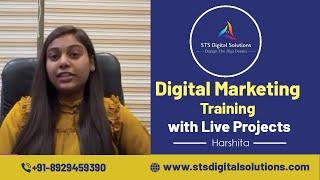 Best Digital Marketing Institute Faridabad | Video Testimonial By Harshita | STS Digital Solutions