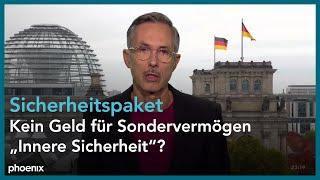 Innere Sicherheit: ARD-Experte Michael Götschenberg zum Sicherheitspaket | 21.10.24