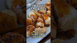 겨울의 마곡사 추천 나들이 코스/冬の麻谷寺オススメおでかけコース