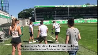 SPORTBUSINESS CAMPUS - Studierende filmen den Studentenalltag