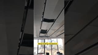 Metal Ceiling Installation