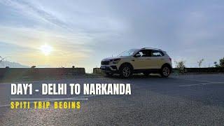 EP1 - SPITI Trip | Delhi To Narkanda | Skoda Kushaq