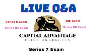 Series 63,65,66 Exams  Ask Me Anything:  6/19/2025 8PM ET