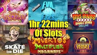 1hr 20mins of Slots, Bonus Buys + Comp, Big Bass Vegas, Skate Or Die, Sky Bounty & Much More