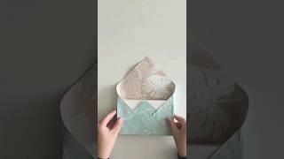 How to gift wrap a ENVELOPE shape 봉투모양으로 포장하기 #giftwrapping #선물포장 #giftwrappingidea #선물포장하는법