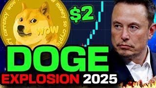 DOGECOIN $2.00 REALISTIC PRICE PREDICTION IN 2025?! DOGE BREAKING CRYPTO NEWS!