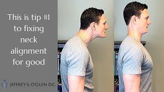 Step 1 for improving neck posture and alignment