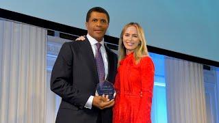 2024 Oscar Nominee Emily Blunt Presents AIS Honor to Dr. Philip Ozuah