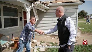 'You Saved Our Lives': David Payne Surveys Tornado Damage In Shawnee