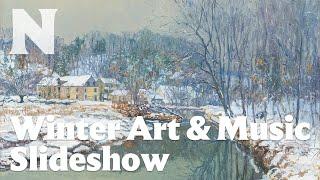 Cozy wintertime masterpieces from the National Gallery of Art | 1-Hour 4K Art Screensaver
