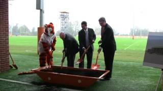 TigerNet.com - Swinney jokes with Clemson president during football complex groundbreaking ceremony