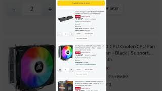 ₹30K GAMING PC BUILD | RYZEN 5 5600G APU | 2x8GB=16GB | 500GB M.2 SSD | RGB GAMING CABINET |