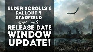 Elder Scrolls 6 and Starfield Release Date Update!  New Details!  When Will Fallout 5 Release?