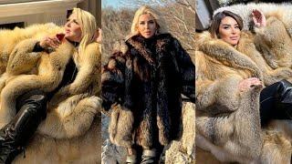 Most Popular Flattering Collection Fur Coat for Girls#winter dress #furcoat #Gucci #hollywood #trend