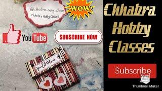 Message Card for Loved One's  with Chhabra Hobby Classes|Valentine's Special #shorts #shorts_videos