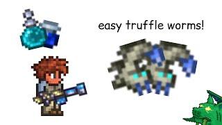 how to find and catch many truffle worms!