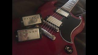 Gibson SG pickup comparison. Seth Lover PAF vs Classic 57