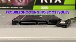 Diagnosing No Boot / No drive detected