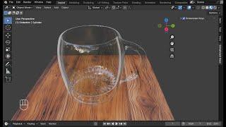 Tutorial basic 3D blender pemula | membuat gelas (3)