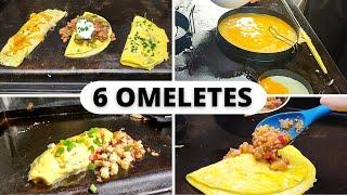 Omelettes on The Griddle for Beginners