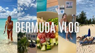 BERMUDA VLOG 1: a trip to urgent care :( beach time, workouts, + more!