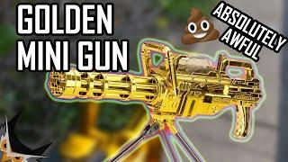 CHEAP GOLDEN MINIGUN | ASP MAXPOWER