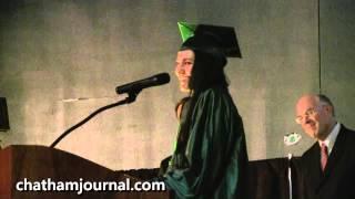 Cheyenne Tavana speaks at 2013 Woods Charter School Graduation