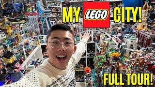 A Tour of my MASSIVE LEGO CITY! 2025 Update!