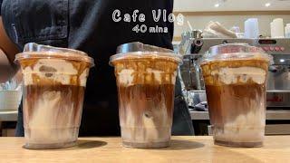 Korean Cafe Vlog 40-Minute Compilation | 4K | asmr