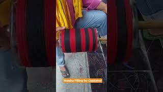 Manjha Filling - Delhi Kite Season Started #kite #manjha #kitelover #kiteflying #viralvideo