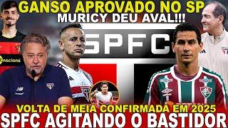 SÃO PAULO FECHA COM +1! VOLTA CONFIRMADA | GANSO É APROVADO | MURICY RASGA ELOGIOS E+ INFO DO SPFC