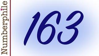 163 and Ramanujan Constant - Numberphile