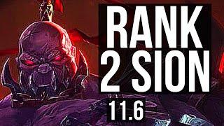 SION vs RENEKTON (TOP) | Rank 2 Sion, 3/0/8, Rank 29 | KR Challenger | v11.6