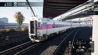 #TSW5 live: MBTA P590 - Ashland to Boston South station (8:32am)
