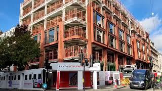 London Environment: Update Construction Building at Oxford Street Wells Street London