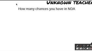 How many attempt for NDA exam by a trick | Unknown teacher