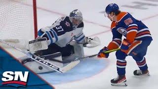 Oilers' Kailer Yamamoto Scores Twice In 40 Seconds After Ryan Nugent-Hopkins Breaks Up Odd-Man Rush