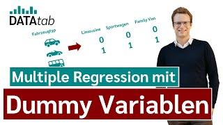 Dummy Variablen bei der Regressionsanalyse