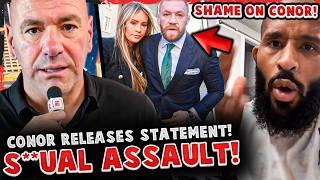 Conor McGregor issues STATEMENT on S**UAL ASSAULT CASE! *FOOTAGE* Demetrious Johnson SCOLDS CONOR!