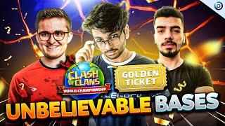 The BEST TH16 WAR BASES from GOLDEN TICKET | Esports Clash of Clans World Championship