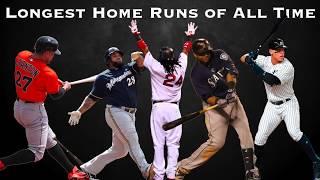 The Longest Home-Runs in MLB History Montage