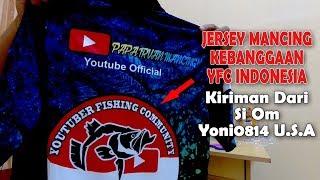 Jersey Mancing Kebanggaan YFC Indonesia (Youtuber Fishing Community Indonesia)