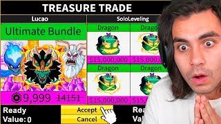 OFFERING THE ULTIMATE BUNDLE in TRADES on PUBLIC SERVERS in Blox Fruits