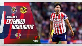 Chivas vs América | Highlights Chivas | Liga MX Femenil Jornada 11 | Telemundo Deportes