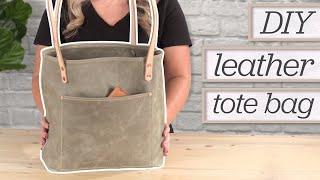 Making a Leather Tote Bag