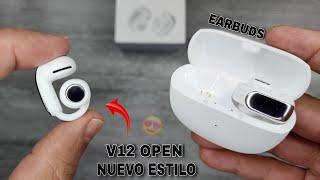 V12 OPEN ULTRA EARBUDS ( diseño ULTRA cómodo ) 