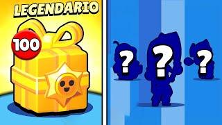 ABRO 100 REGALOS DE NAVIDAD LEGENDARIOS en BRAWL STARS