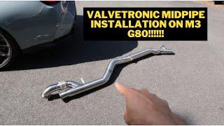 PUTTING A VALVETRONIC EXHAUST ON MY M3 G80!!